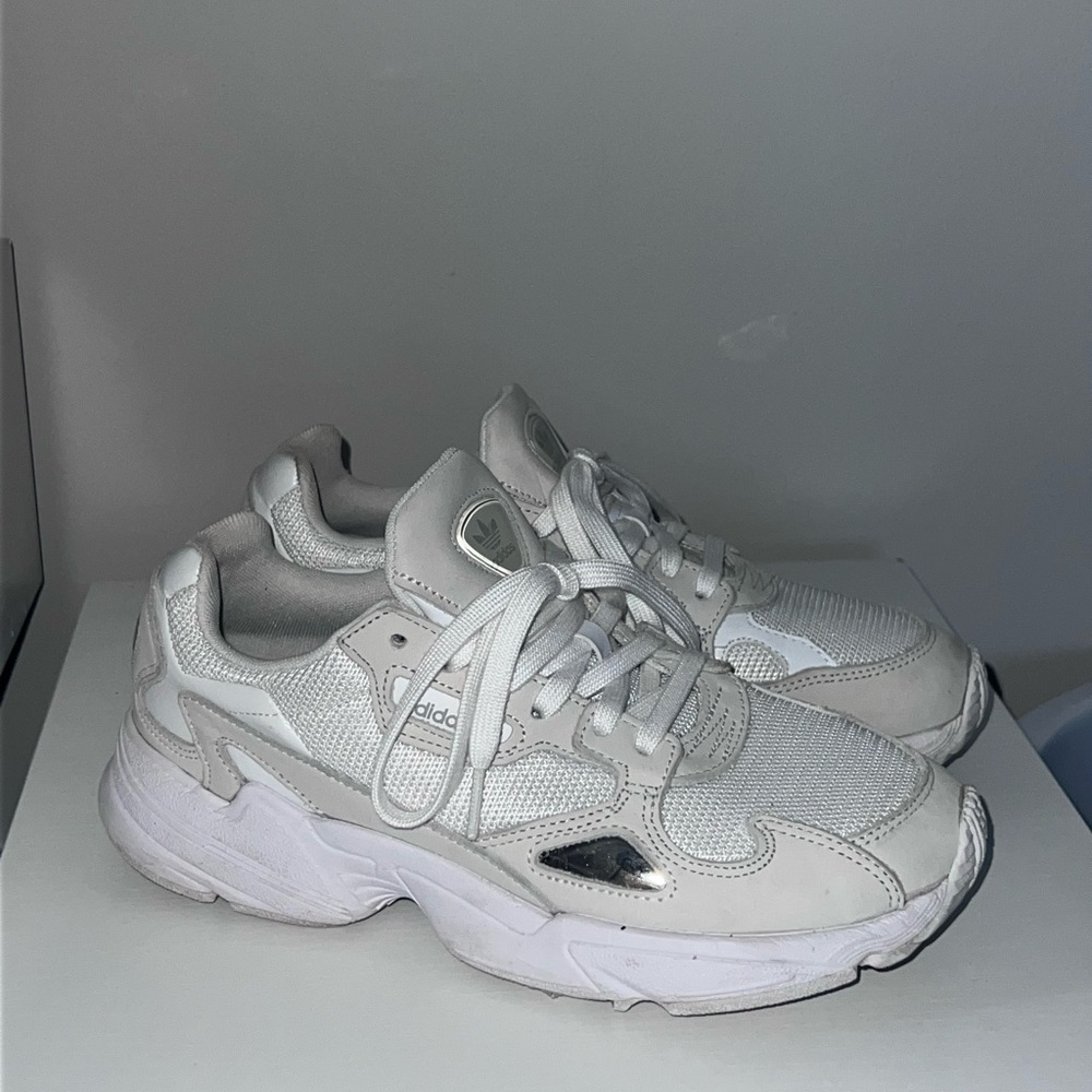 Adidas Classic White Running Shoes